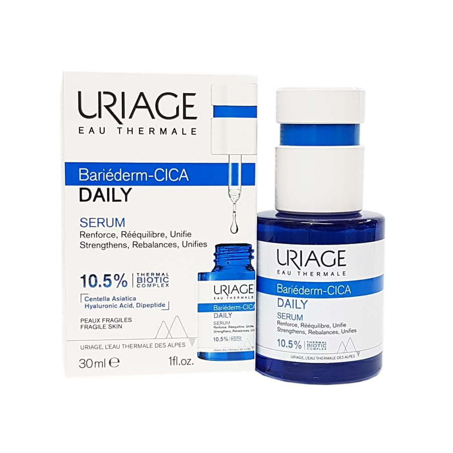 Uriage Serum Phục Hồi Da Tổn Thương Hằng Ngày Bariederm CicaDaily Serum 30ml