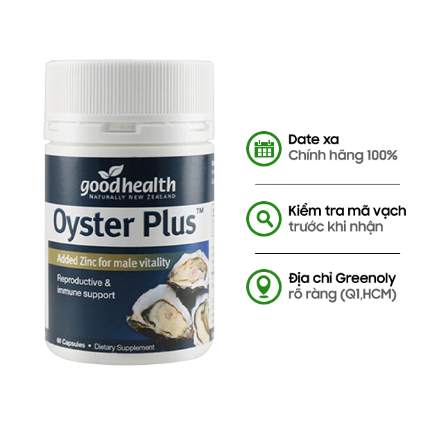 Hàu Oyster Plus Goodhealth Từ New Zealand
