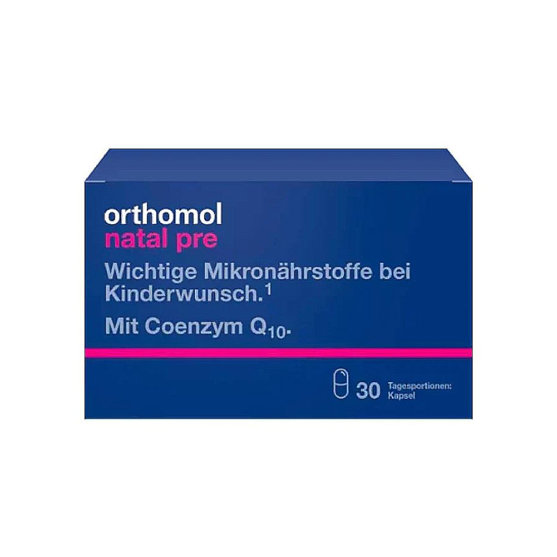 Orthomol Natal Pre Viên Uống Tăng Cường Sức Khỏe Sinh Sản, Tăng Khả Năng Thụ Thai 30 Viên