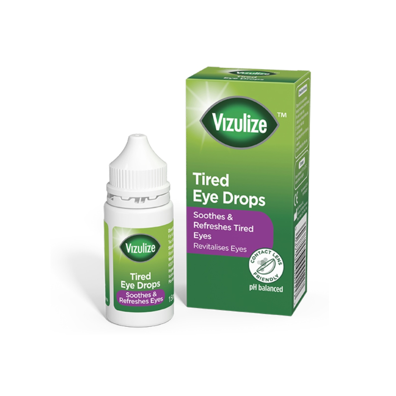 Vizulize Tired Dung Dịch Nhỏ Mắt Giảm Mỏi Mắt 10ml