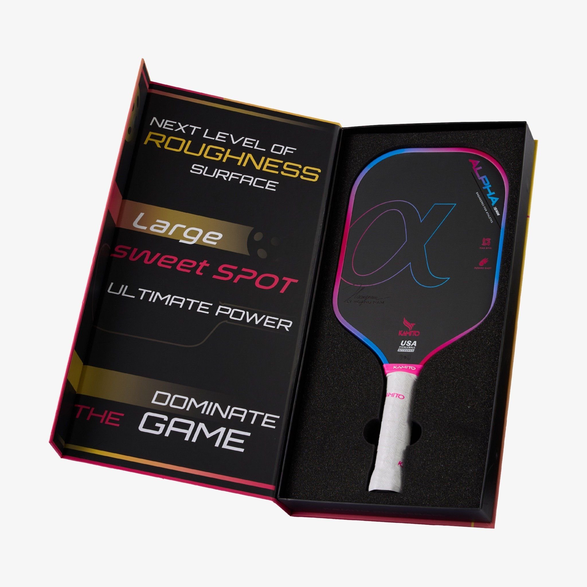 Kamito Vợt Pickleball Alpha 16mm Kèm Hộp
