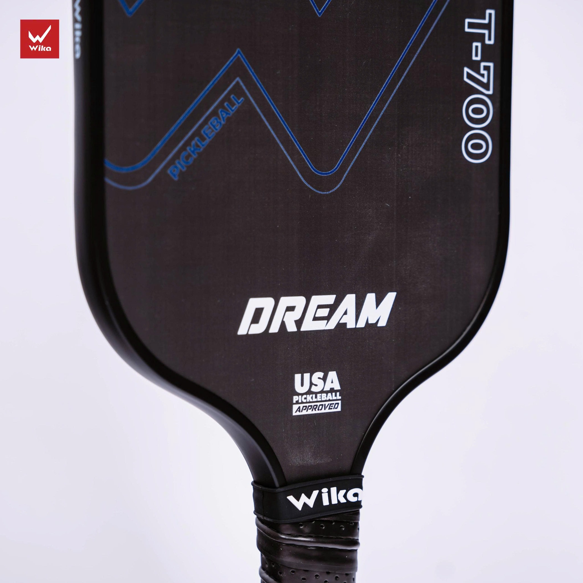 Wika Vợt Pickleball Wika Dream 14mm Màu Đen Xanh Dương Có Kèm Hộp