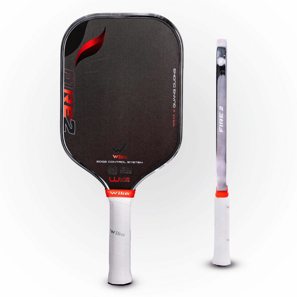Wika Vợt Pickleball Wika Fire 2 Quang Dương 16mm Màu Bạc