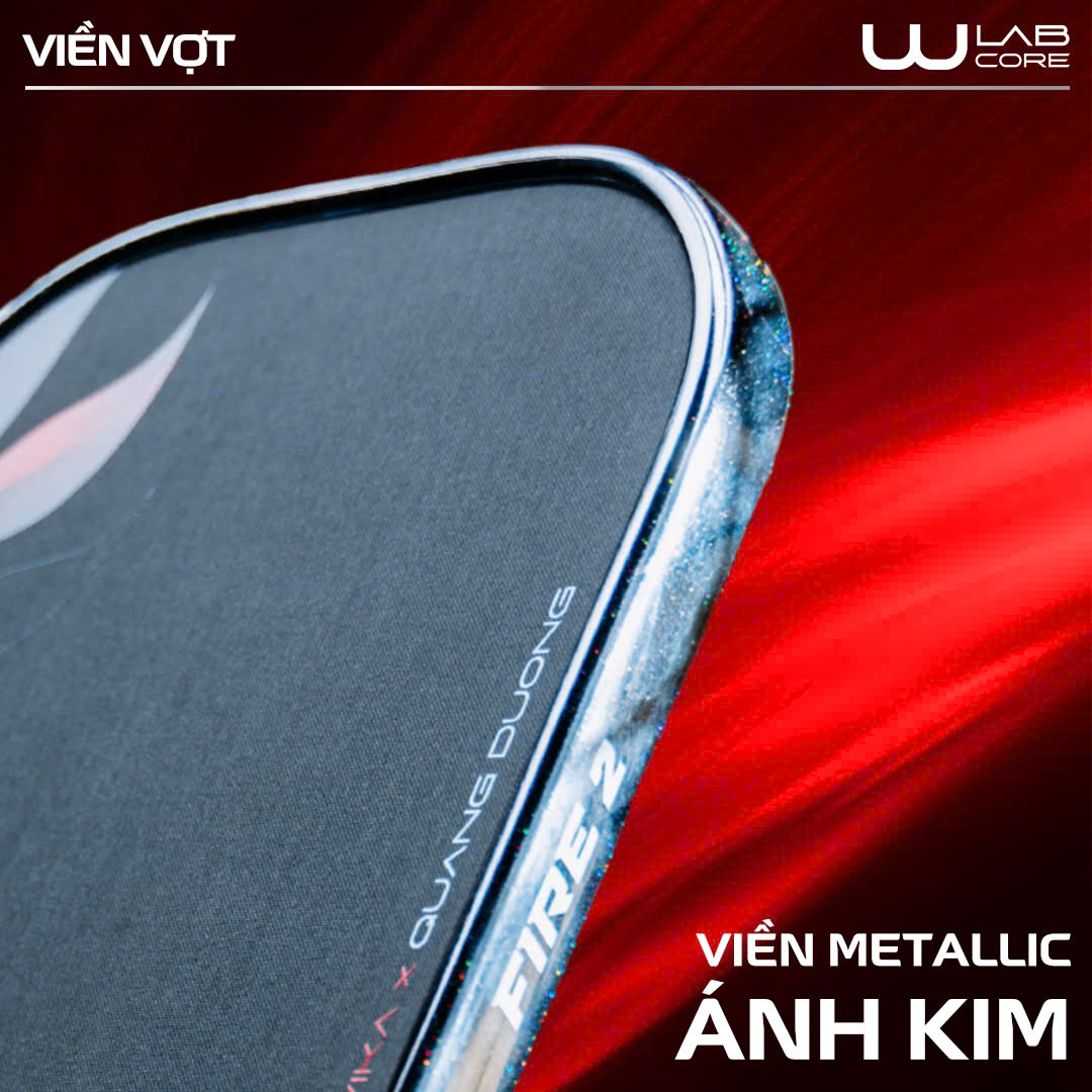 Wika Vợt Pickleball Wika Fire 2 Quang Dương 16mm Màu Xanh Ngọc
