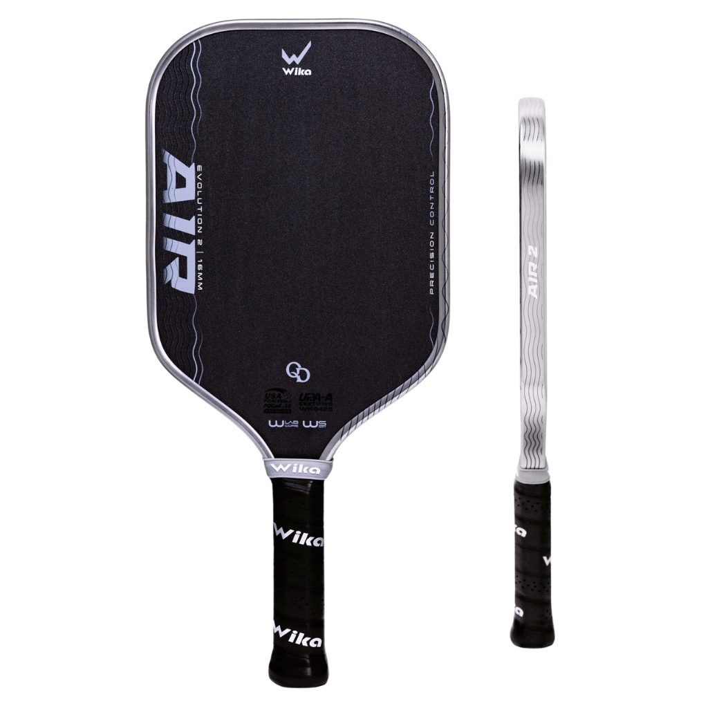 Wika Vợt Pickleball Wika QD Air2 16mm Màu Xám Bạc