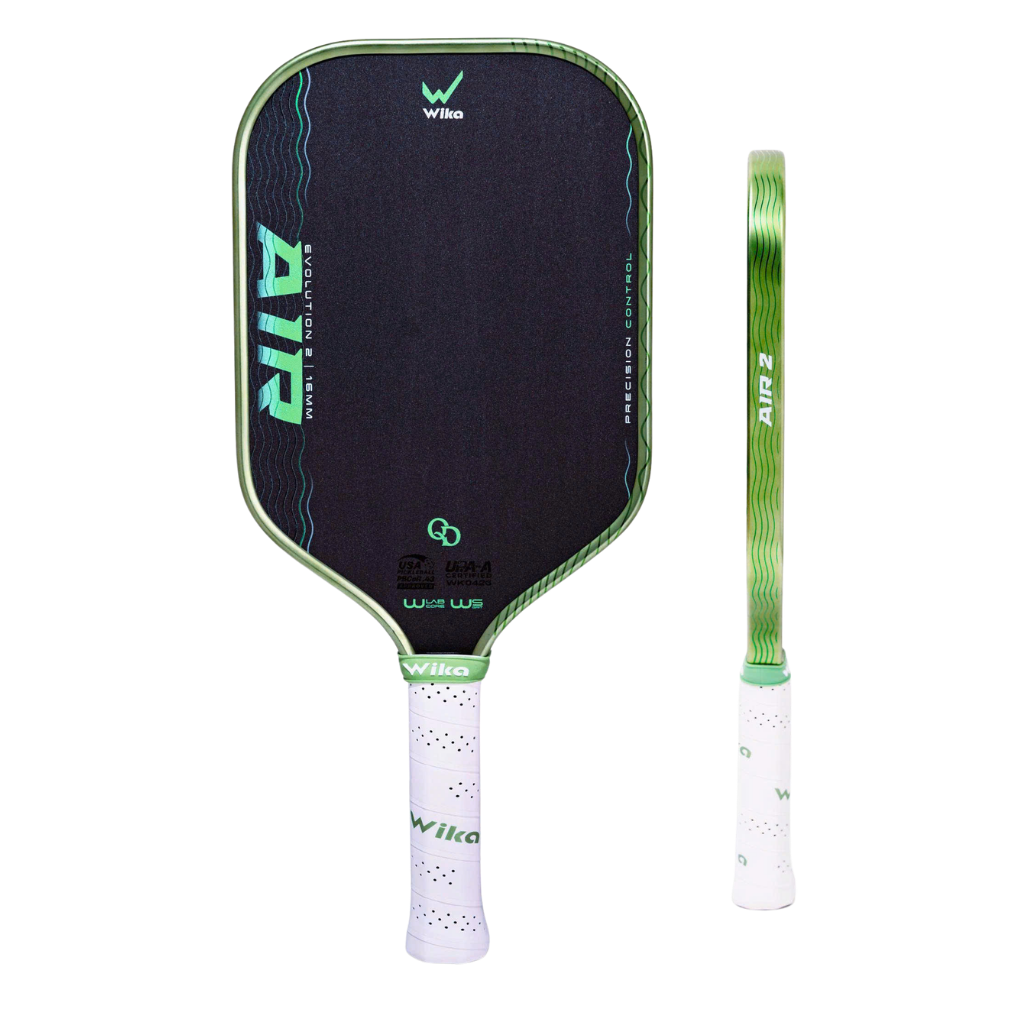 Wika Vợt Pickleball Wika QD Air2 16mm Màu Xanh Lá