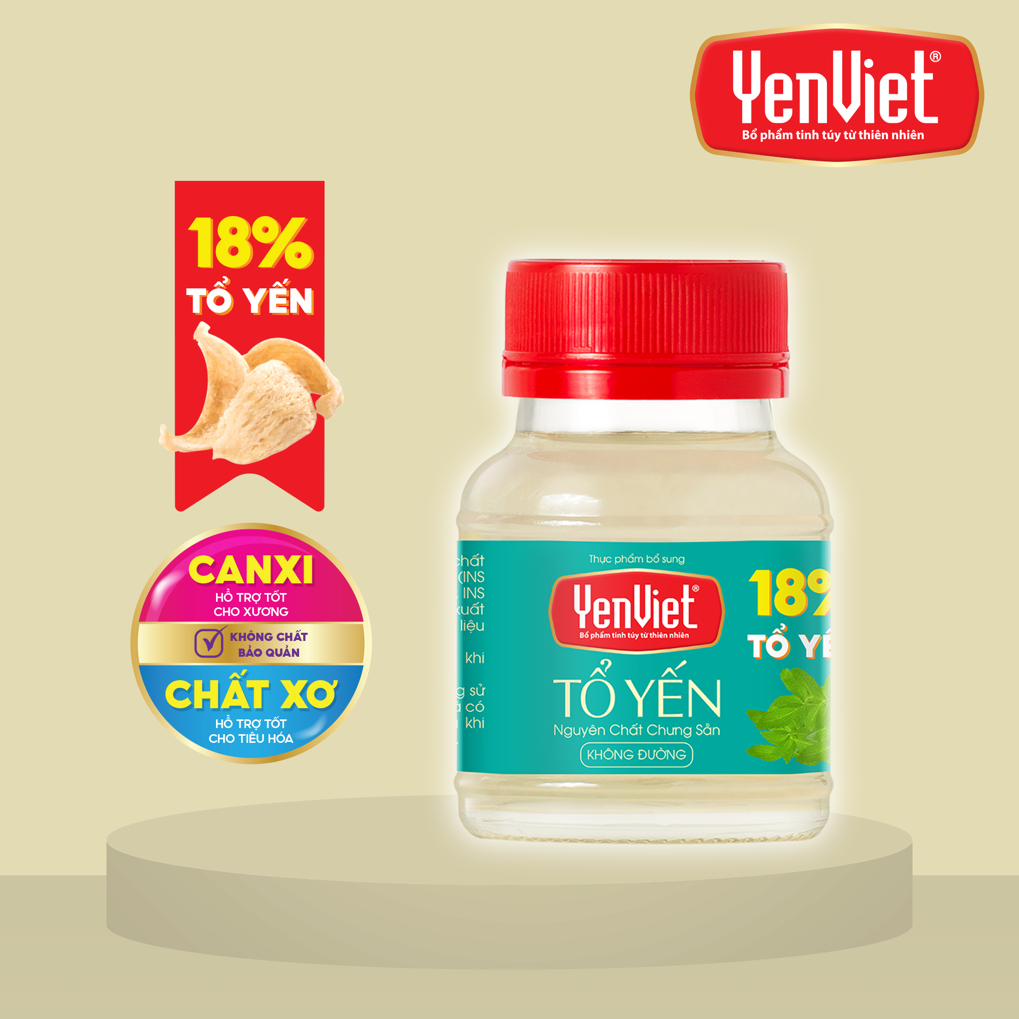 Yến Việt Tổ Yến Nguyên Chất Chưng Sẵn Không Đường 70ml