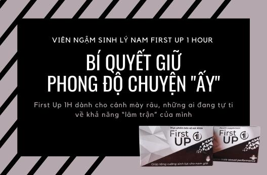 Viên ngậm Hauora First Up 1 Hour Hỗ Trợ Tăng Thời Gian