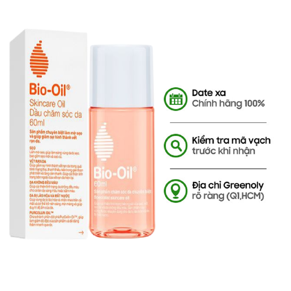 Bio Oil Giảm Rạn Da Và Làm Mờ Sẹo 60ml