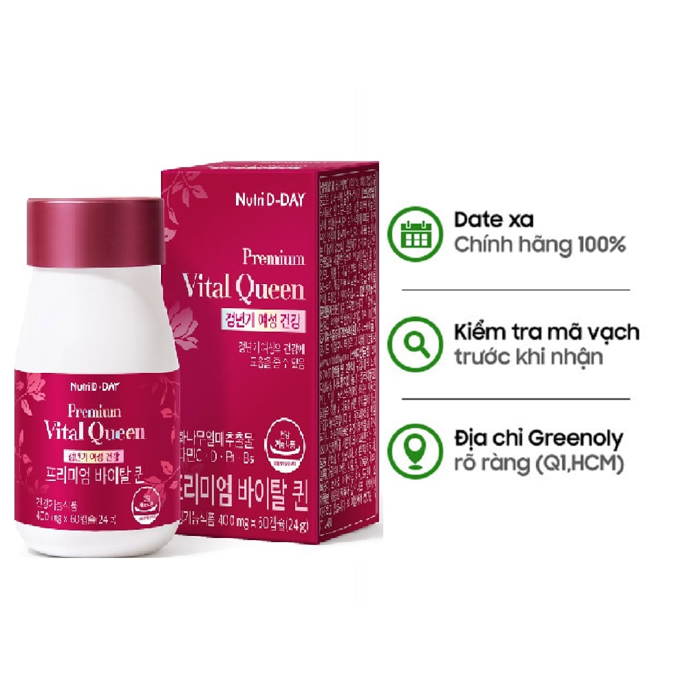 Nutri D-Day Viên Uống Cải Thiện Sức Khỏe Phụ Nữ Mãn Kinh 60 Viên