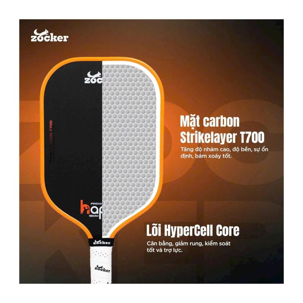 Zocker Vợt Pickleball HP3 Gen 2