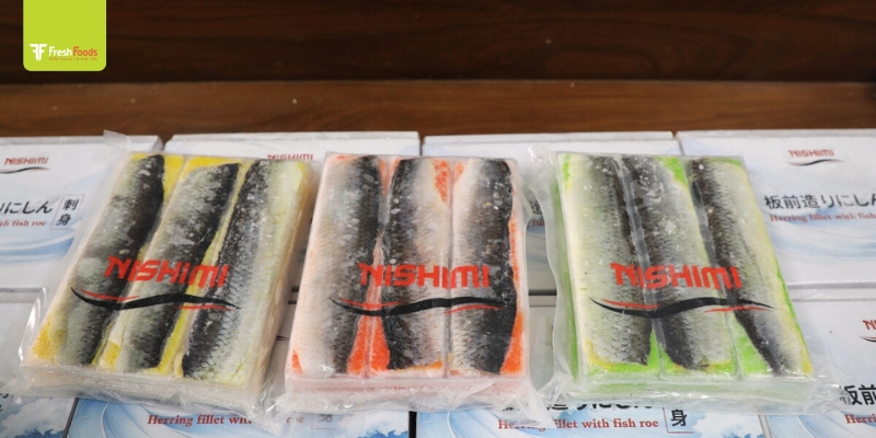 [Hàng mới về] Cá trích ép trứng Nishimi – giòn tan tươi mát