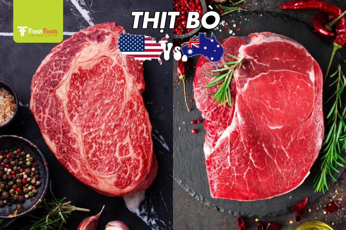 Nên Chọn Thịt Bò Mỹ Tươi Hay Thịt Bò Úc Tươi?