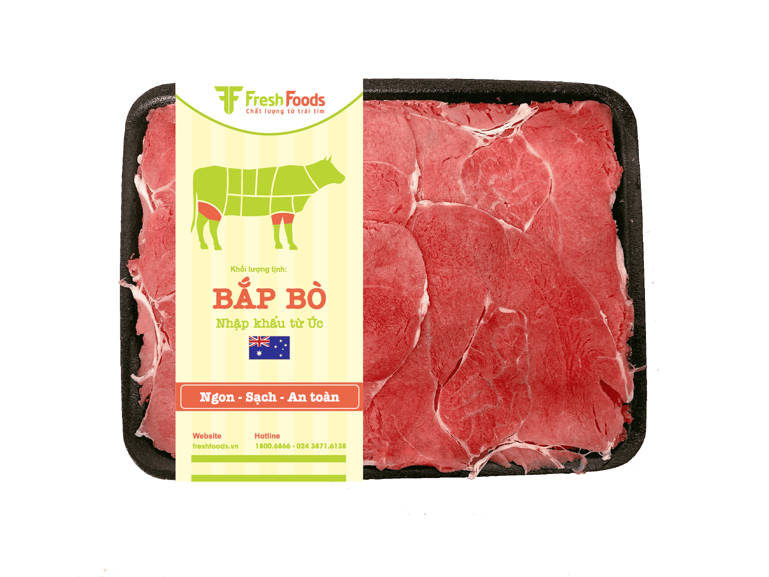 Bắp bò Úc đông lạnh