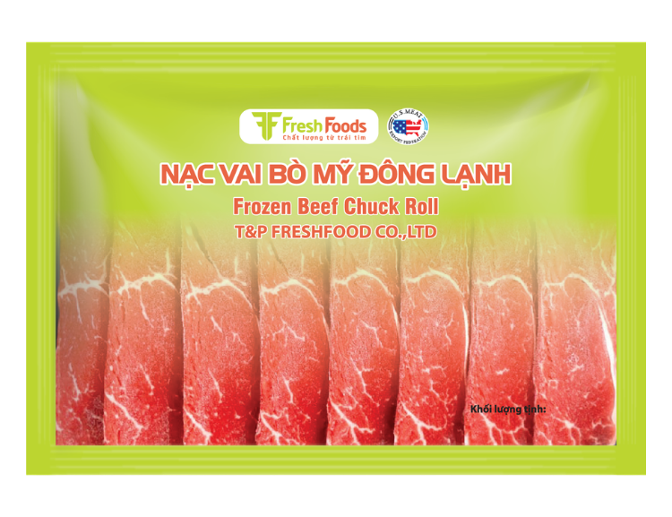 Nạc vai bò Mỹ đông lạnh