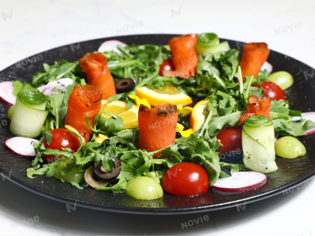 Cá hồi xông khói lạnh Novie (vị Herb)