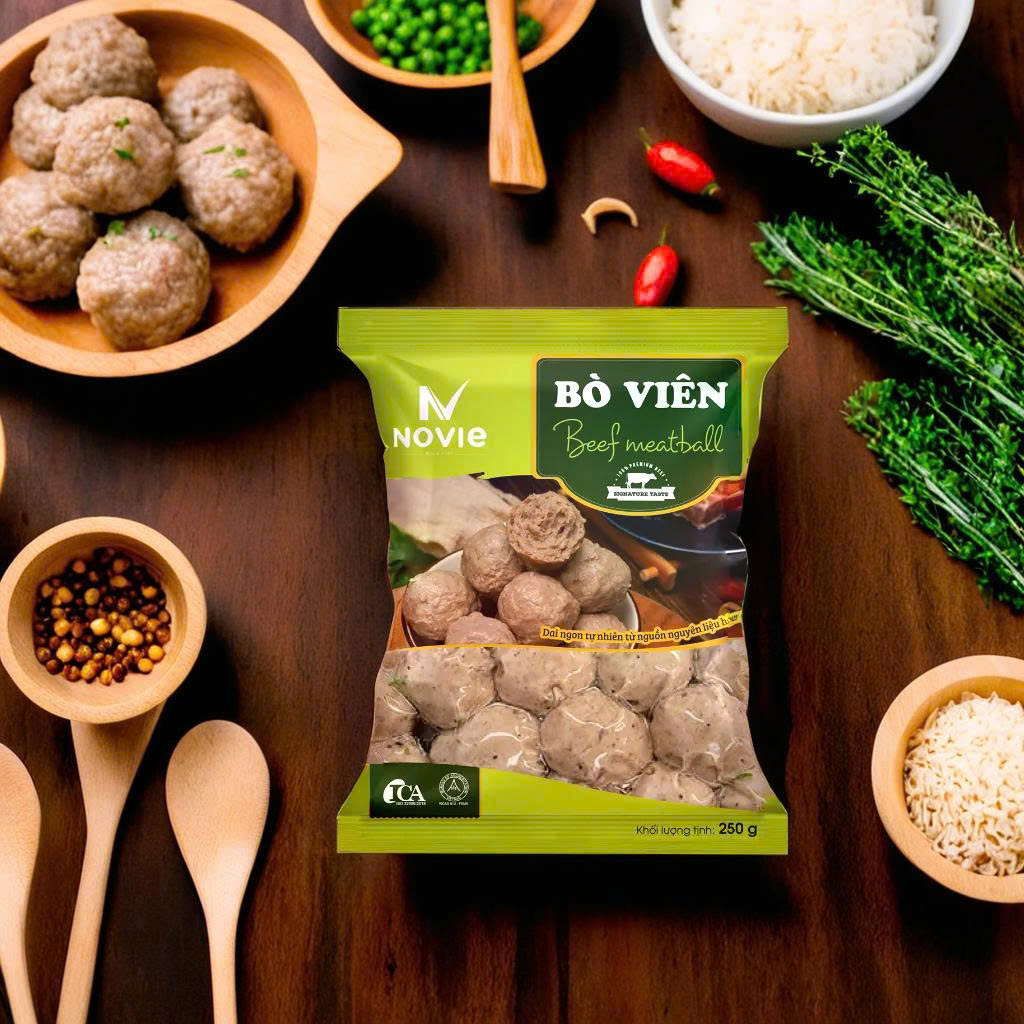 Thịt bò viên Novie