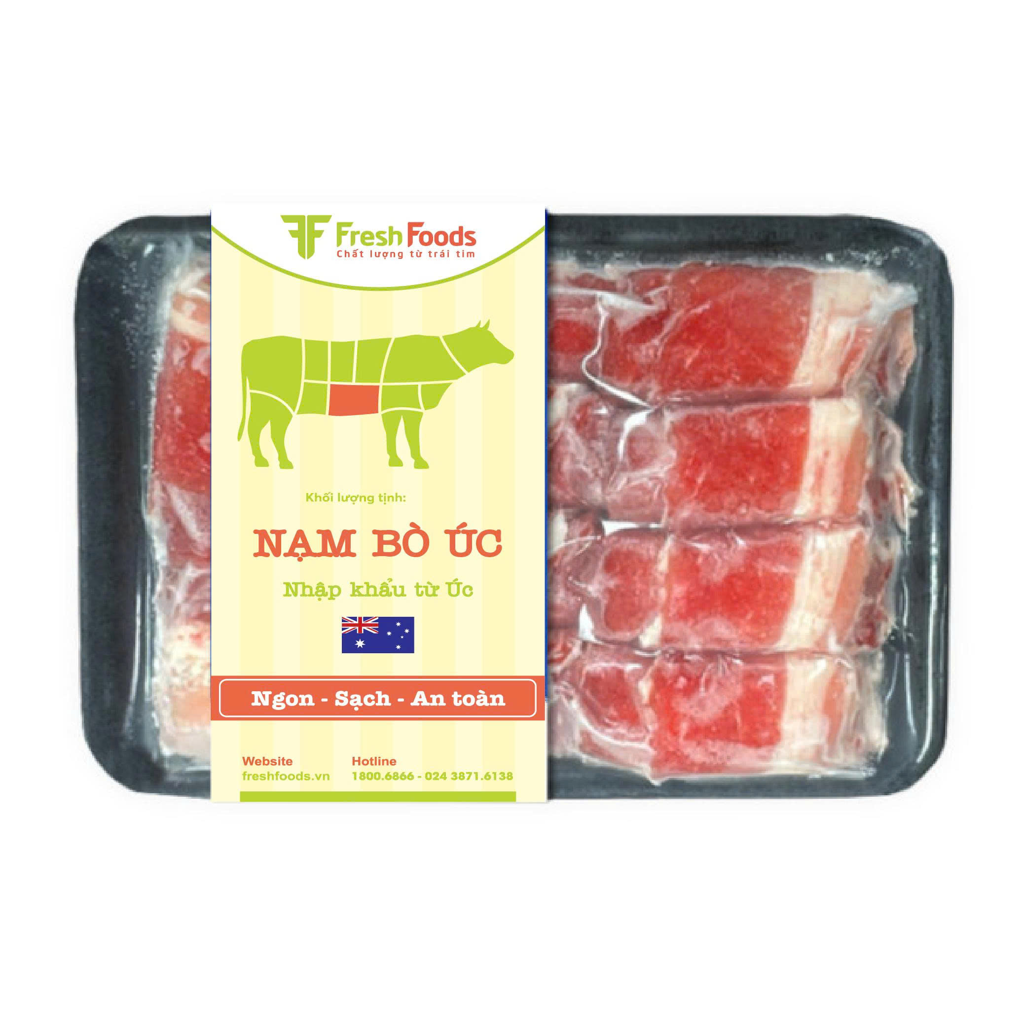 Nạm bò Úc đông lạnh