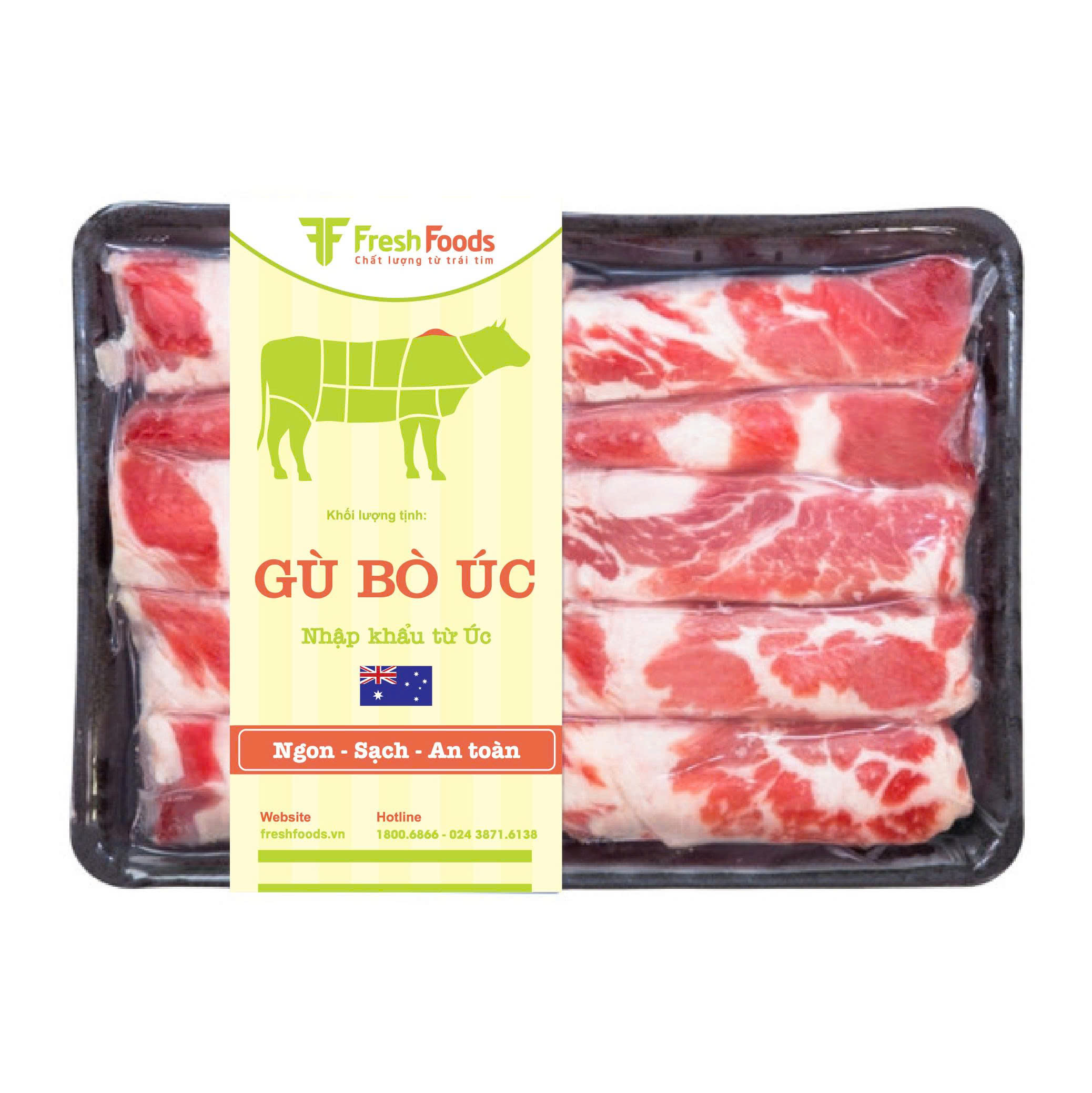 Gù bò Úc đông lạnh