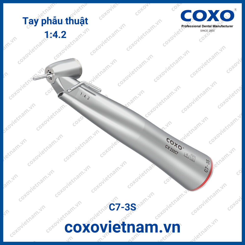 Tay khoan phẫu thuật COXO chếch 45 độ C7-3S (1:4.2)