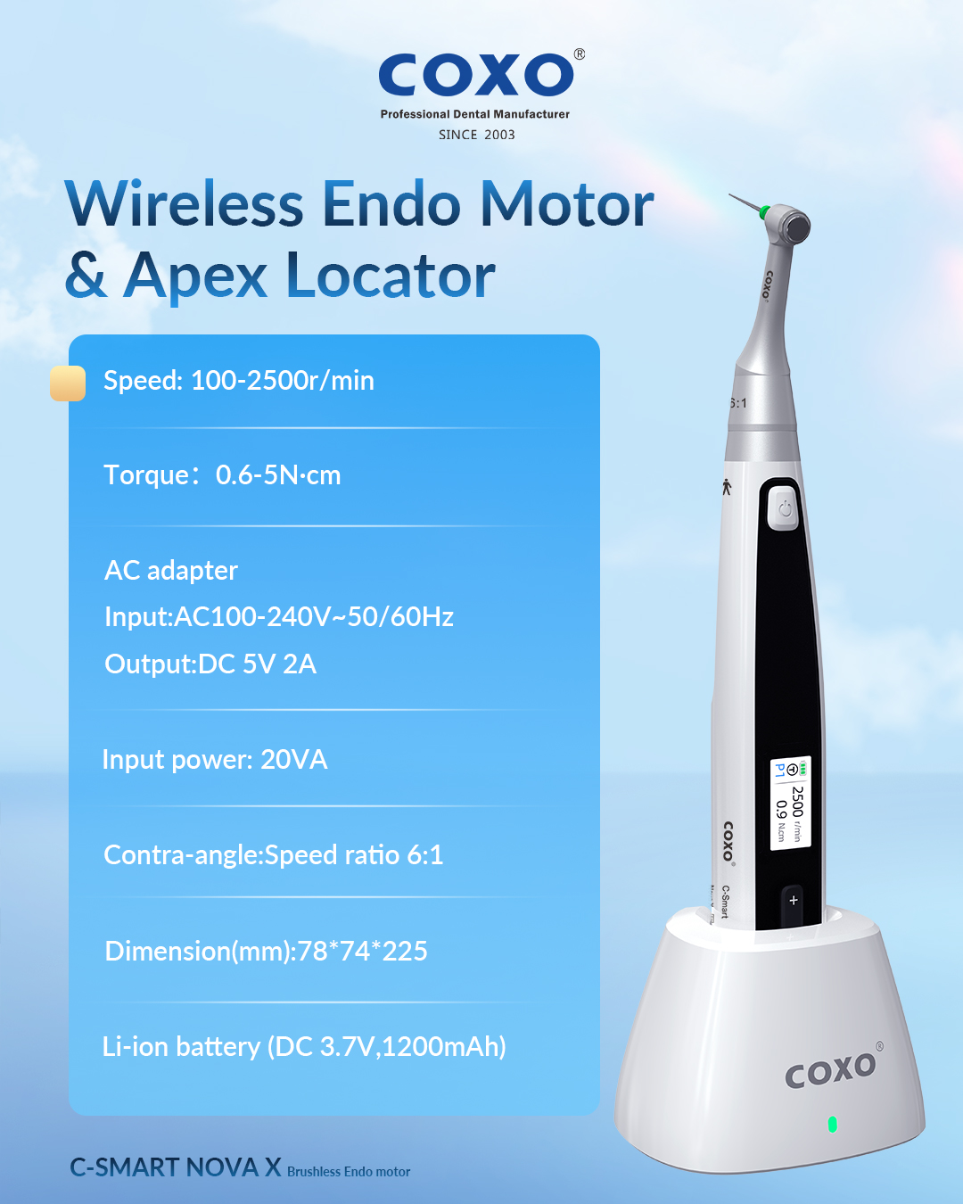 Máy nội nha tích hợp đvc C-SMART NOVA X