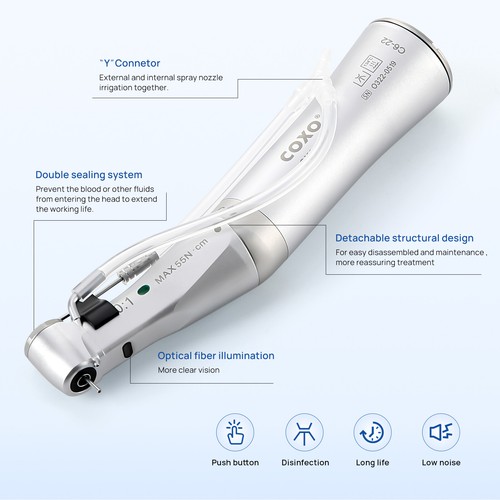 Tay khoan cắm implant COXO có đèn CX235C6 (C6-22)