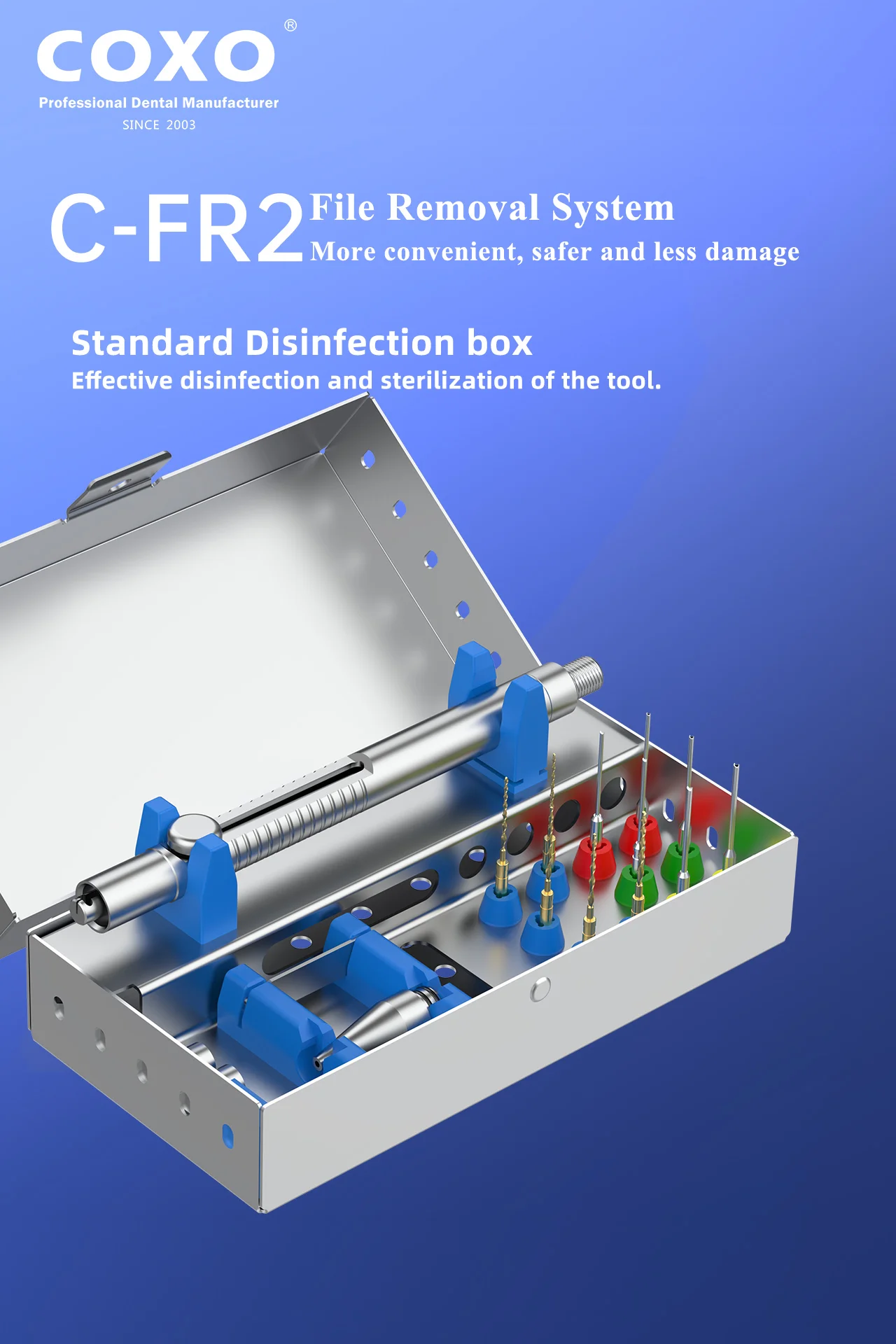 Bộ dụng cụ lấy file gãy Coxo C-FR2