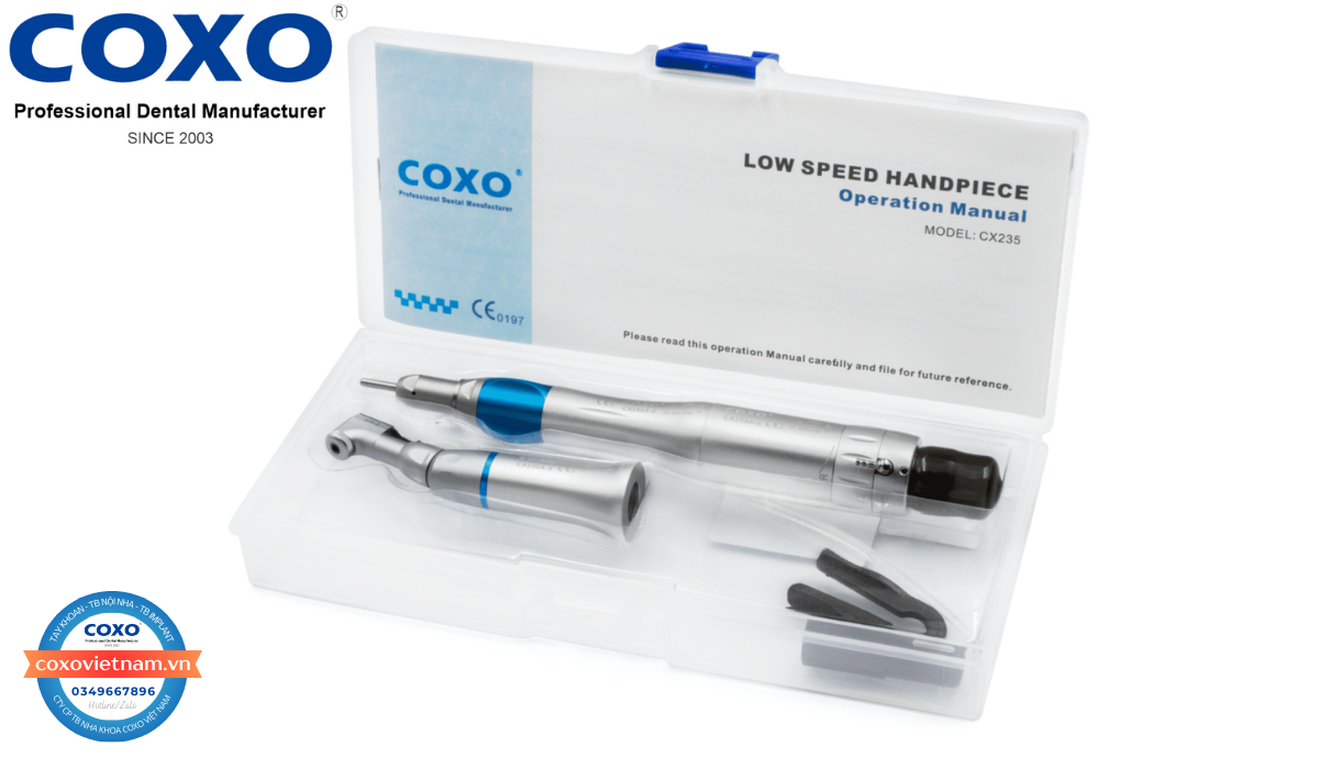Bộ tay khoan chậm COXO đường nước ngoài CX235-A