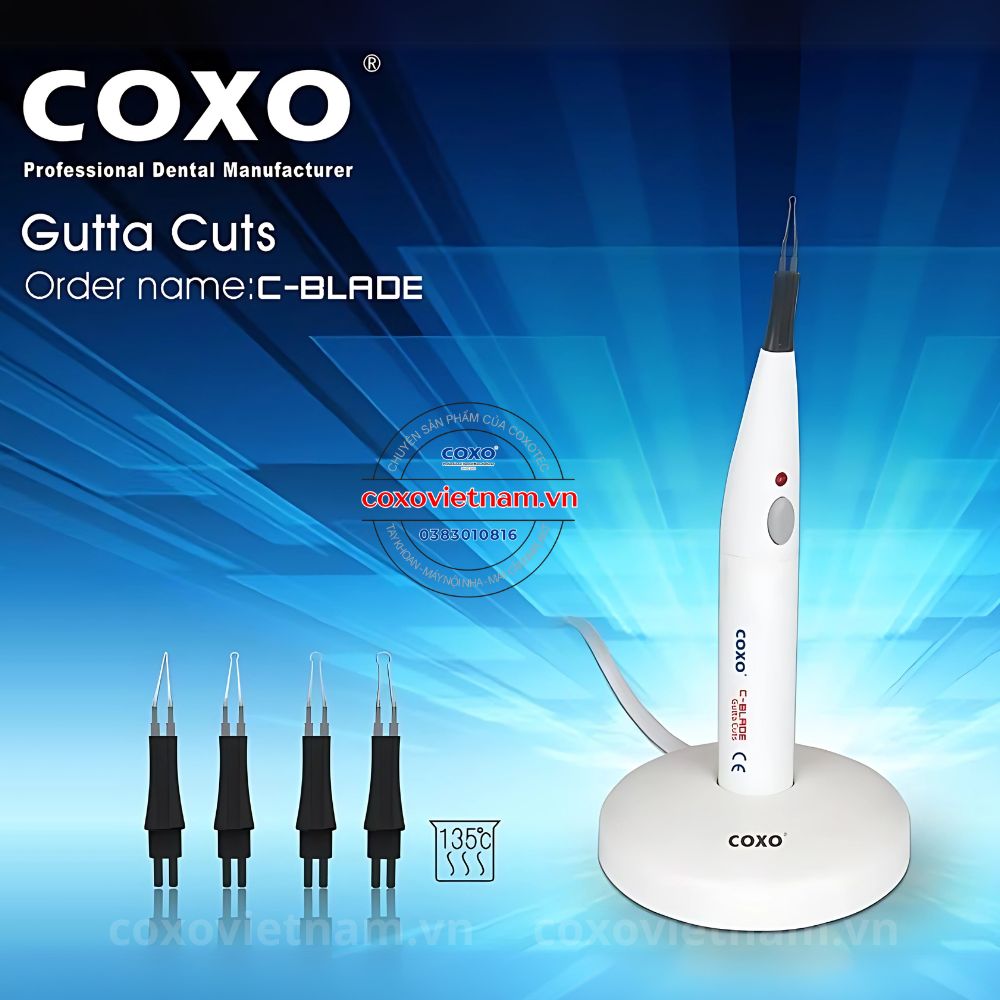 Máy cắt gutta Coxo C-BLADE, máy cắt côn bằng nhiệt Coxo, máy cut cone gutta coxo