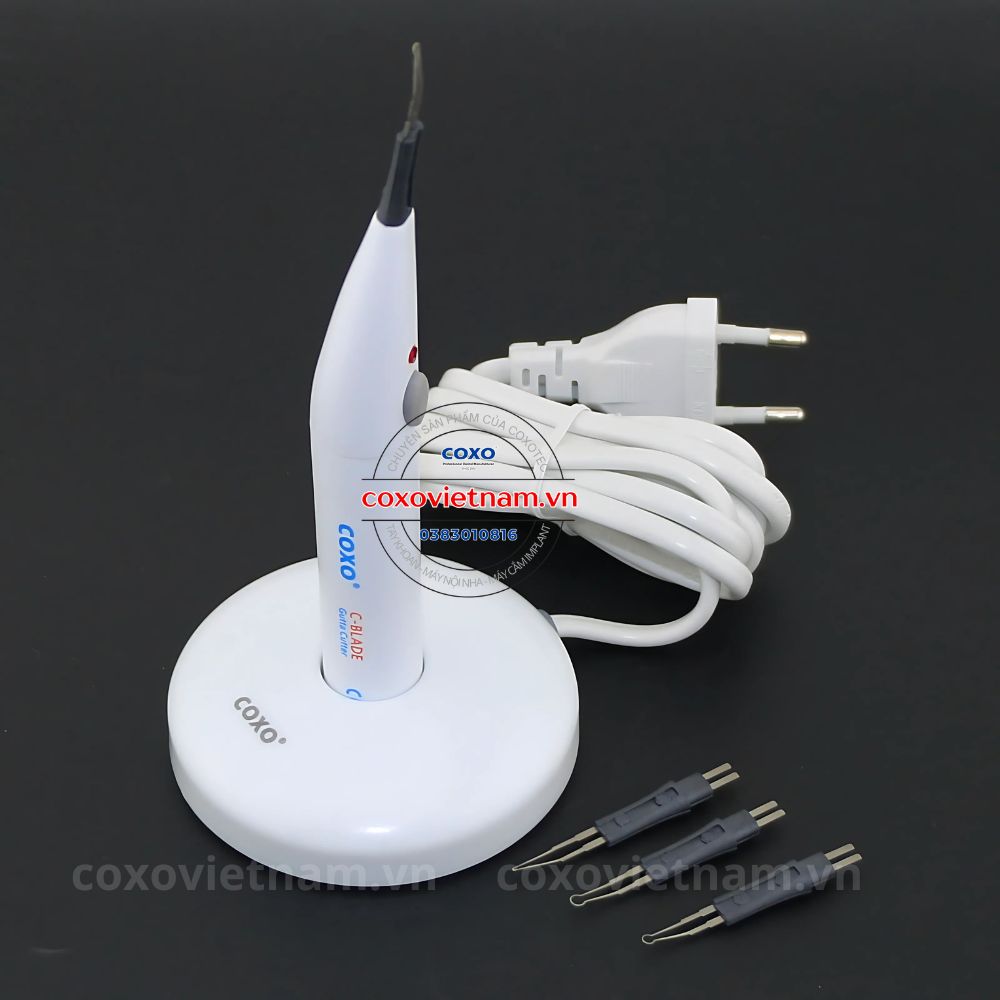Máy cắt gutta Coxo C-BLADE, máy cắt côn bằng nhiệt Coxo, máy cut cone gutta coxo