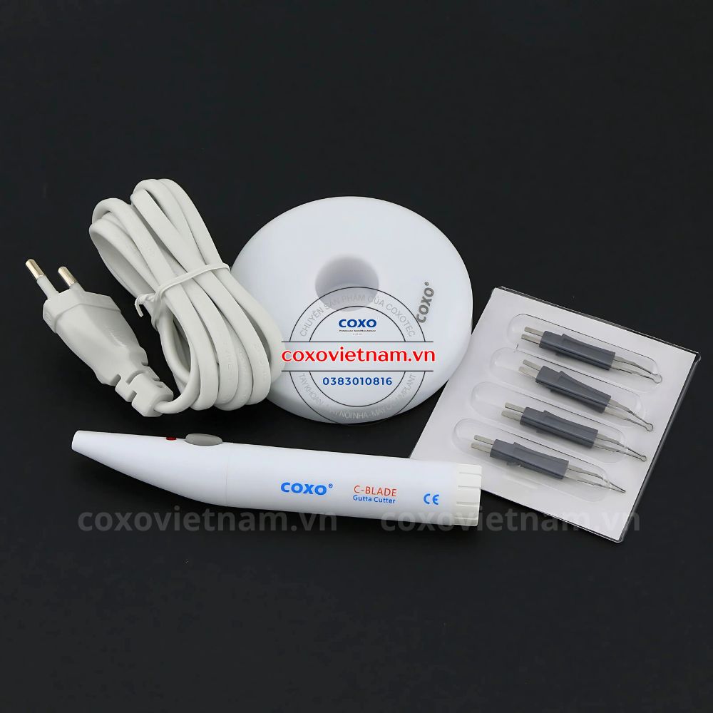 Máy cắt gutta Coxo C-BLADE, máy cắt côn bằng nhiệt Coxo, máy cut cone gutta coxo