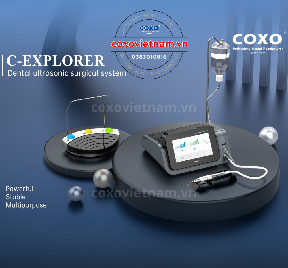May phau thuat Piezotome COXO C-Explorer, may nho rang sieu am Coxo (1)