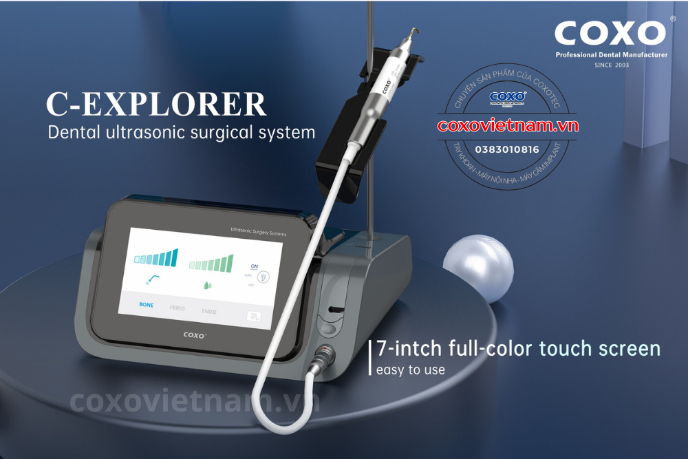 May phau thuat Piezotome COXO C-Explorer, may nho rang sieu am Coxo (1)