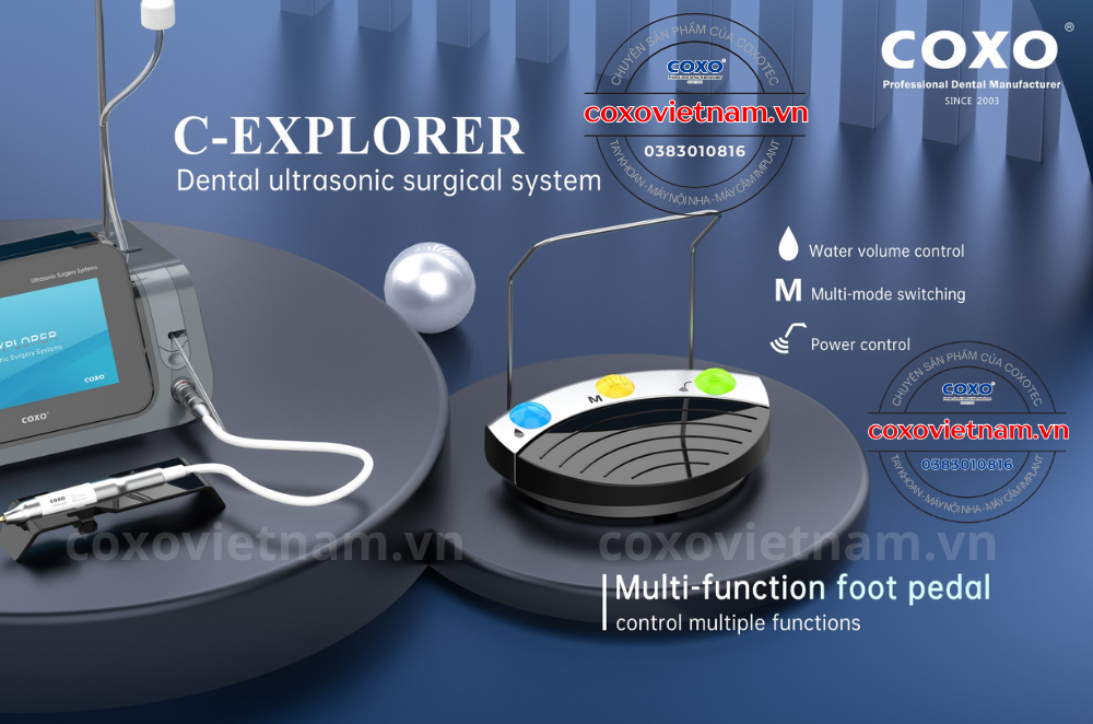 May phau thuat Piezotome COXO C-Explorer, may nho rang sieu am Coxo (1)