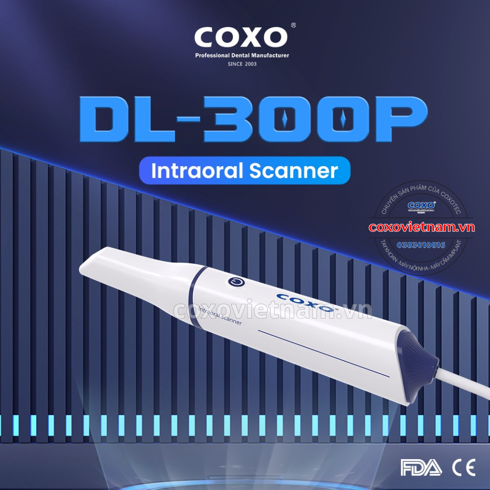 Máy scan trong miệng COXO DL-300P - Thiết bị quét 3D kỹ thuật số nha khoa tiên tiến COXO Intra Oral Scanner - DL-300P