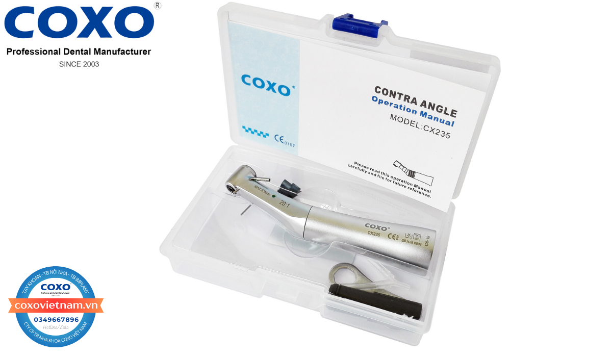 Tay khoan cắm implant COXO không đèn CX235C6 (C6-19)