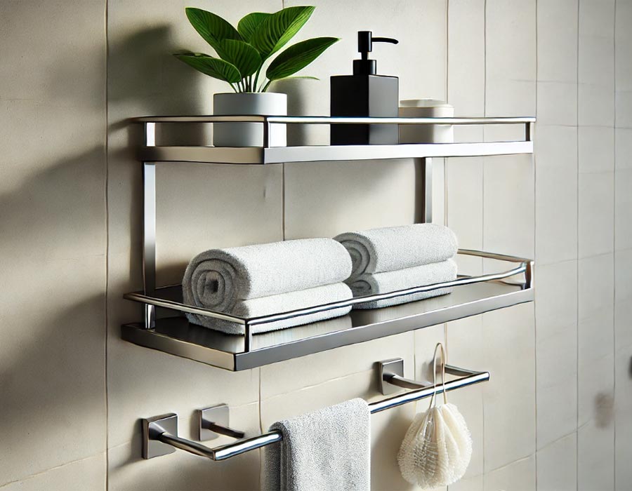 Nên chọn kệ nhà tắm gỗ, inox hay nhựa? Đọc xong khỏi phân vân