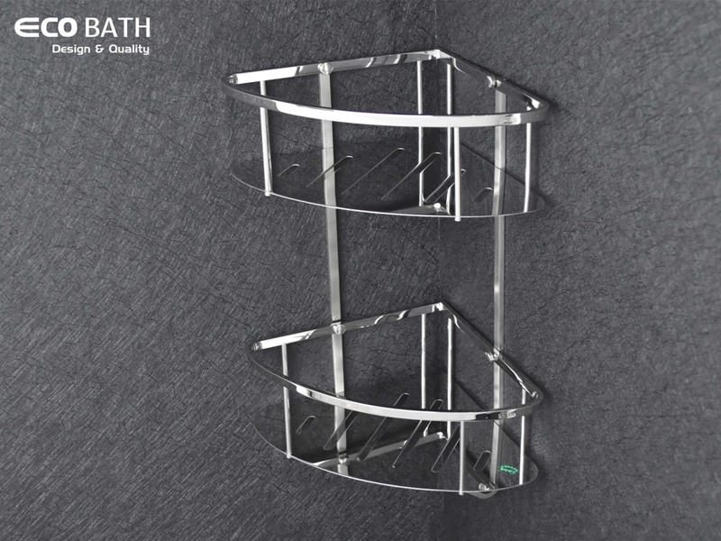 So sánh kệ nhà tắm 2 tầng: Gắn tường hay đứng sàn, loại nào đáng mua hơn?