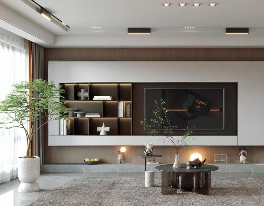 Phong Thủy Hộc Âm Tường Trong Phòng Khách: Chọn Gì – Đặt Đâu?