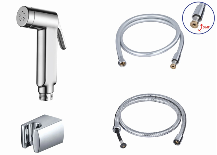 Vòi xịt vệ sinh inox 304, Nhựa, Đồng – Loại Nào Xịt Mạnh, Không Rò Rỉ?