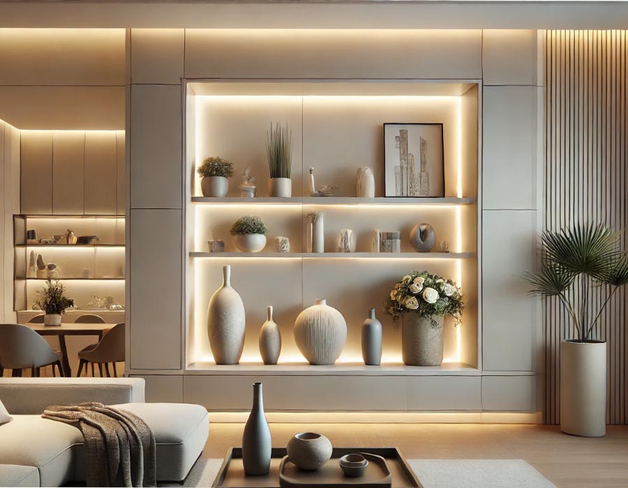 Phòng khách – Vừa lưu trữ vừa nâng tầm thẩm mỹ