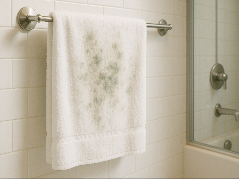 Vì sao khăn hay bị mốc trong mùa nồm?