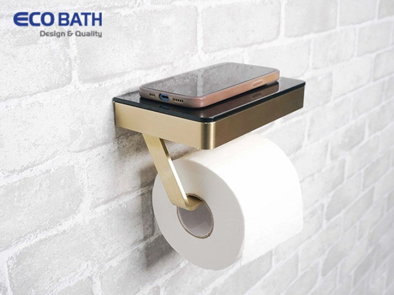 Lô giấy EcoBath EC3070BGB – Phối màu đen – vàng sang trọng