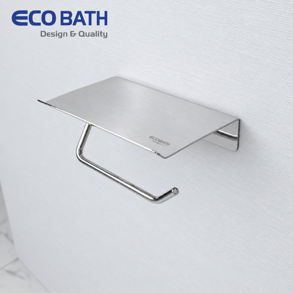Lô giấy Ecobath EC263-03 màu inox bóng