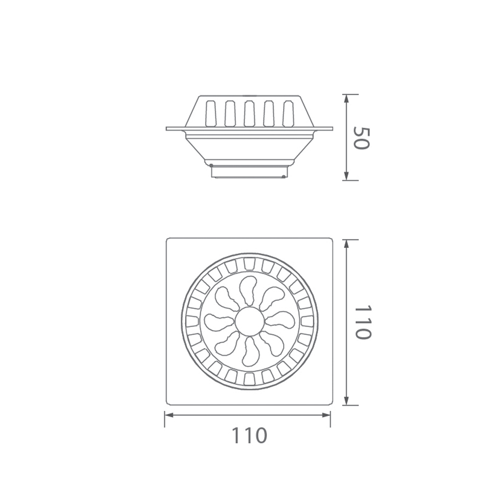 Ga thoát sàn EcoBath EC1066