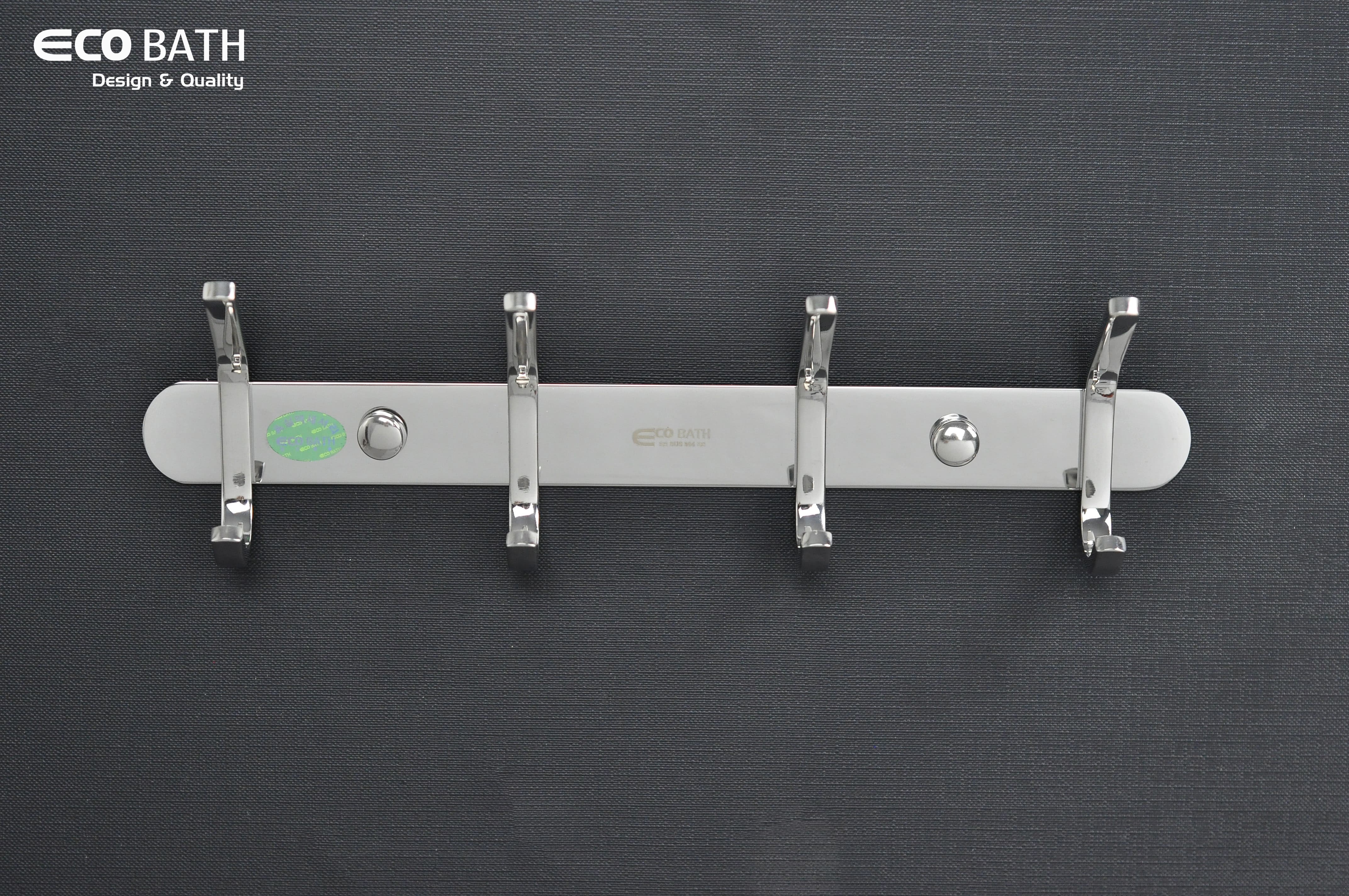 Móc áo EcoBath EC2038-4 màu inox bóng