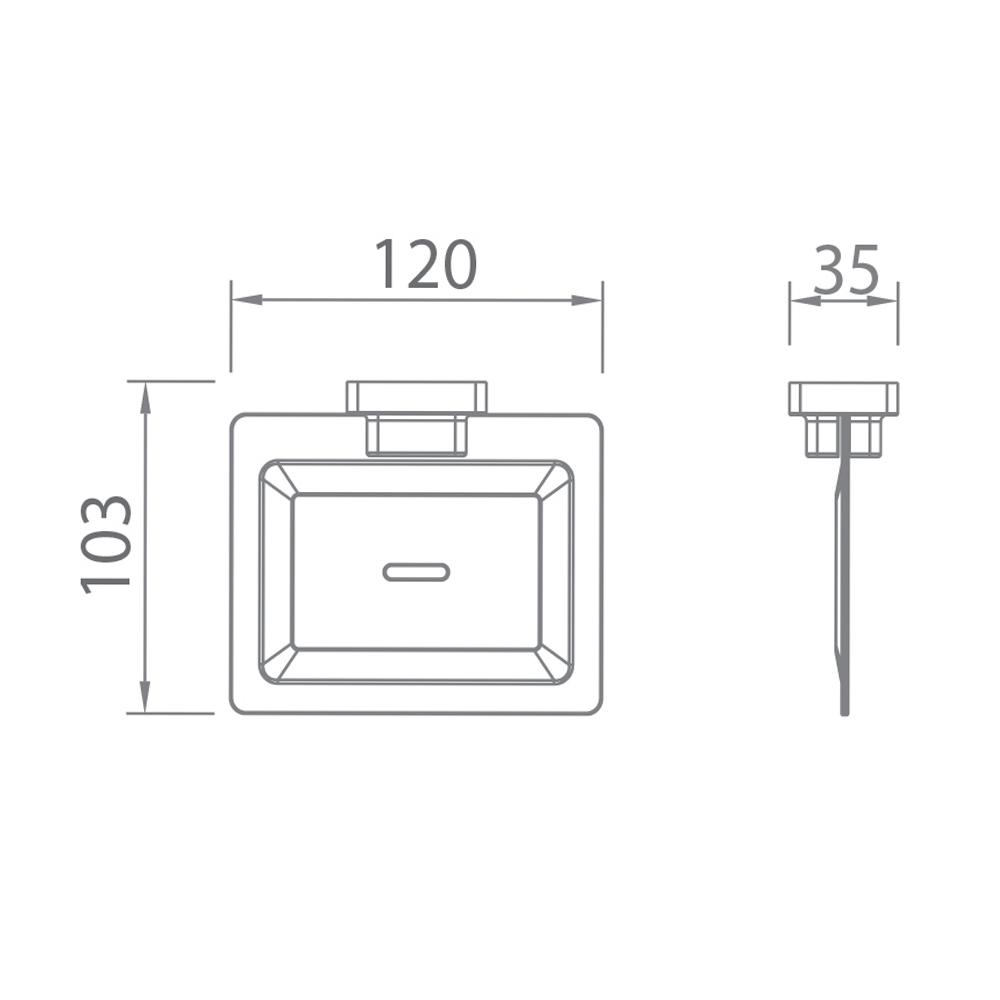 Kệ xà phòng EcoBath EC215-01