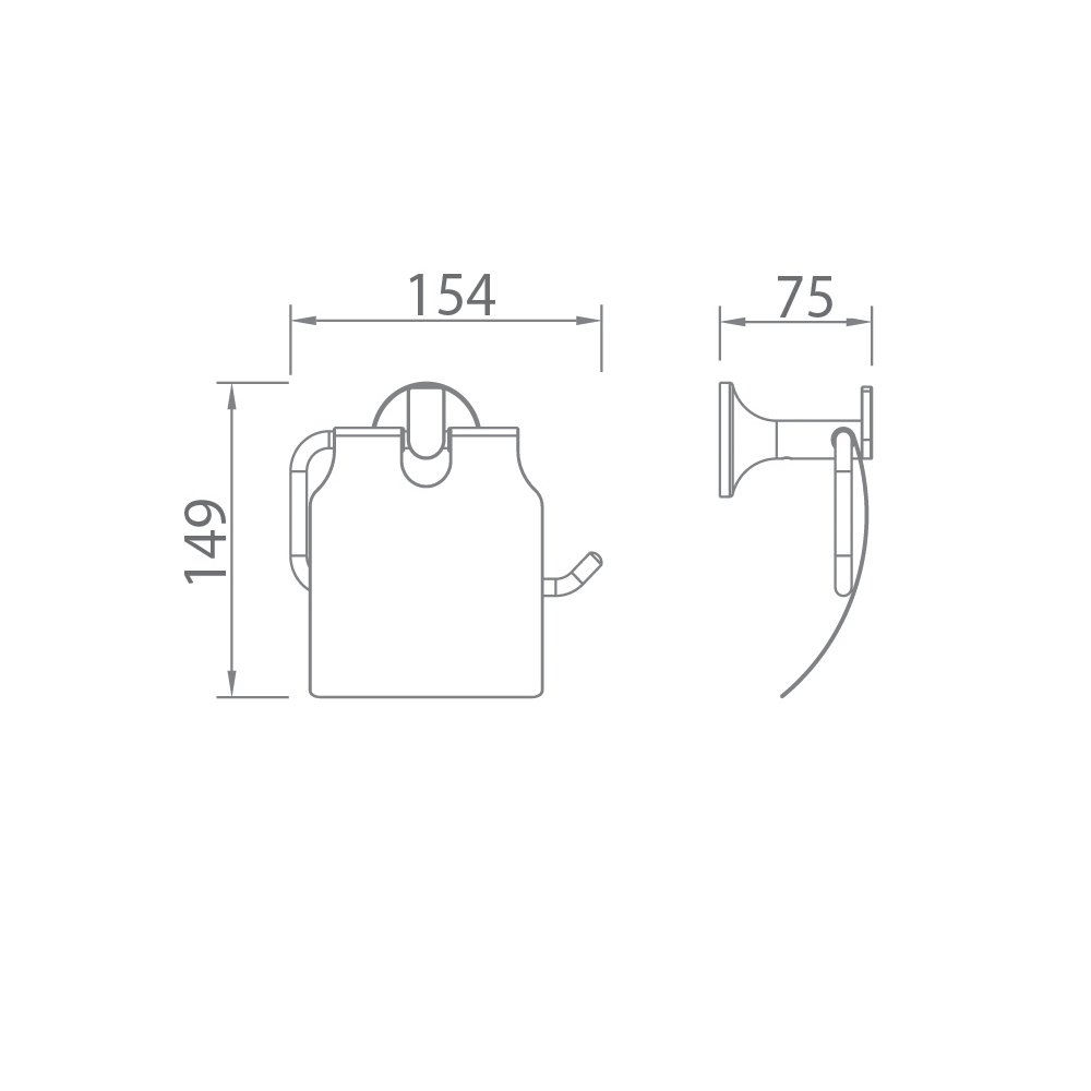 Lô giấy EcoBath EC218-03BG màu vàng chải