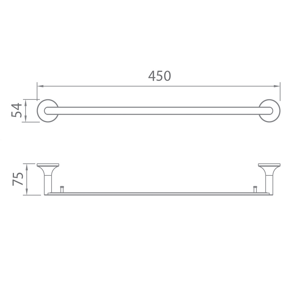 Vắt khăn đơn EC218-08-45BG vàng chải