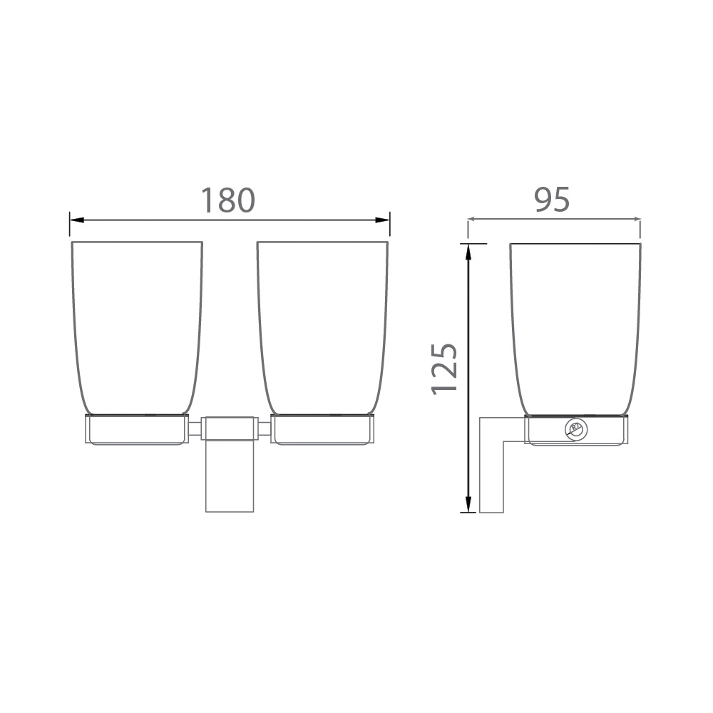 Kệ cốc EcoBath EC230-10